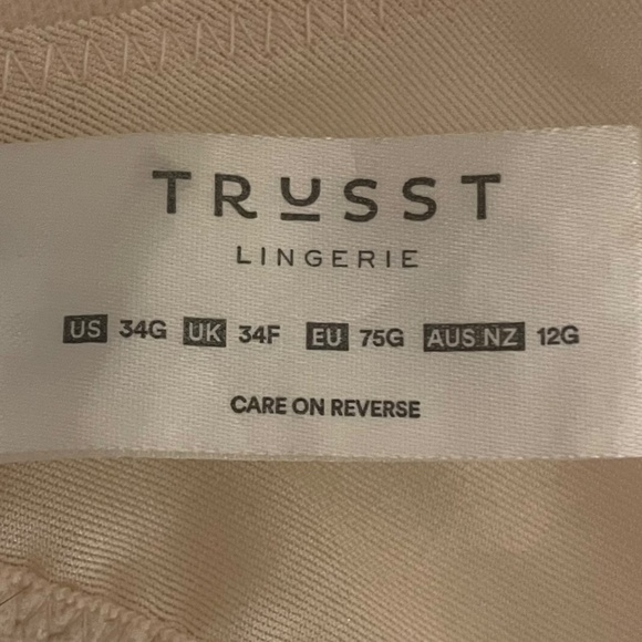 Trusst Soft Pink Underwire Bra‎ Size 34G - Picture 7 of 8